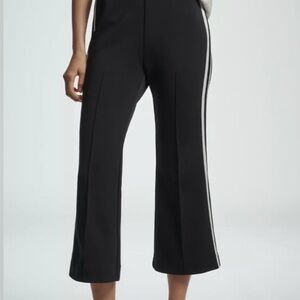 Anthropologie Maeve Cropped Track Pants